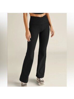 Beyond yoga black spacedye flares